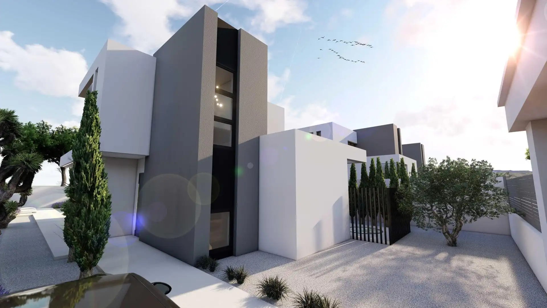 Vista exterior de Casa o chalet en venta en Sant Joan d'Alacant con Aire acondicionado, Calefacción y Jardín privado
