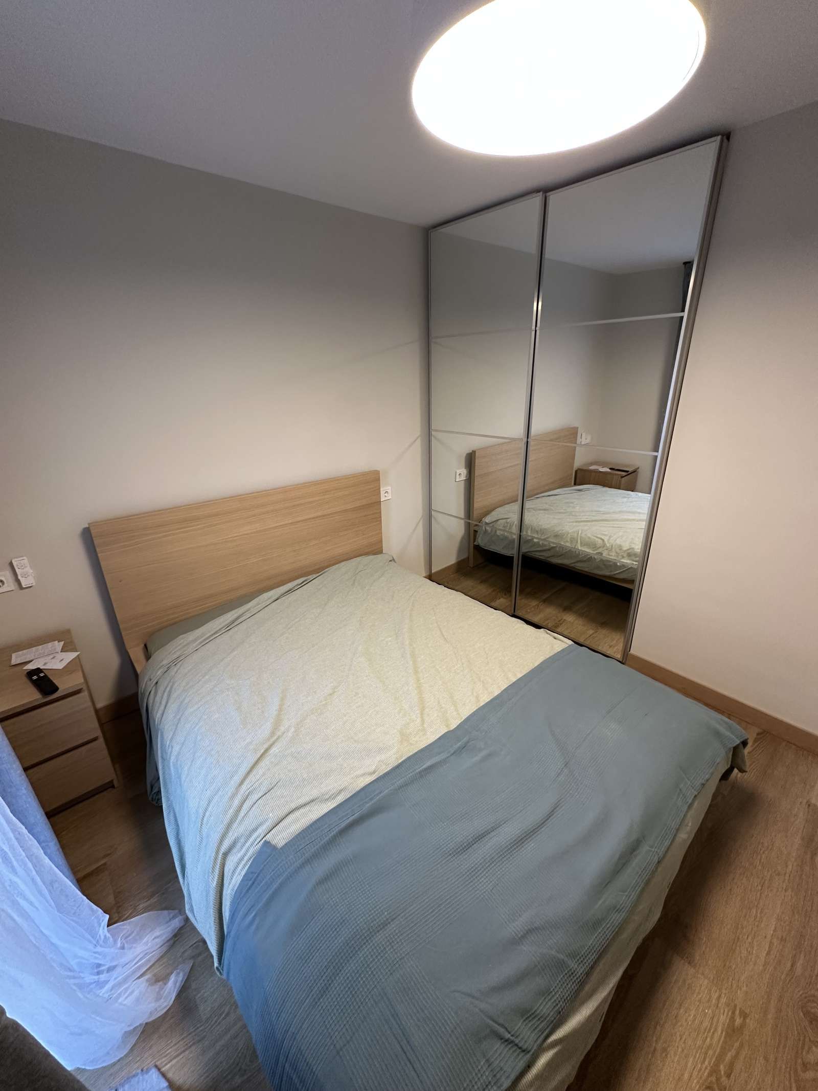 Bedroom of Flat to share in  Madrid Capital  with Air Conditioner, Heating and Terrace