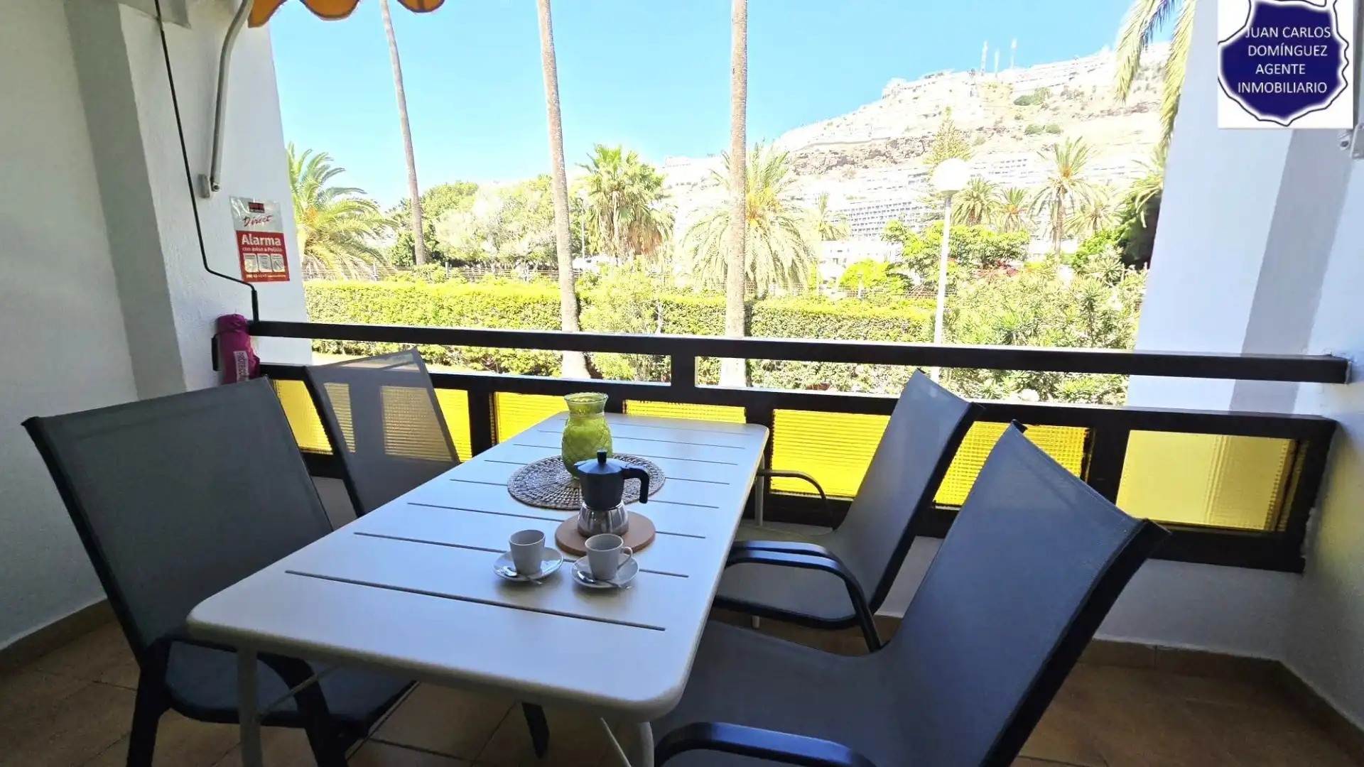 Terrasse von Wohnungen zur Miete in Mogán mit Terrasse, Möbliert und Gemeinschaftspool