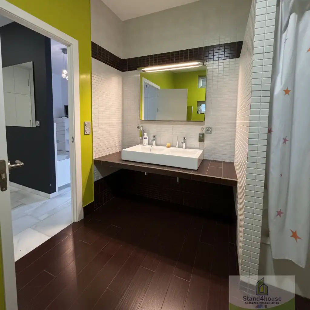Baño de Casa o chalet en venta en Bollullos Par del Condado con Aire acondicionado, Calefacción y Terraza