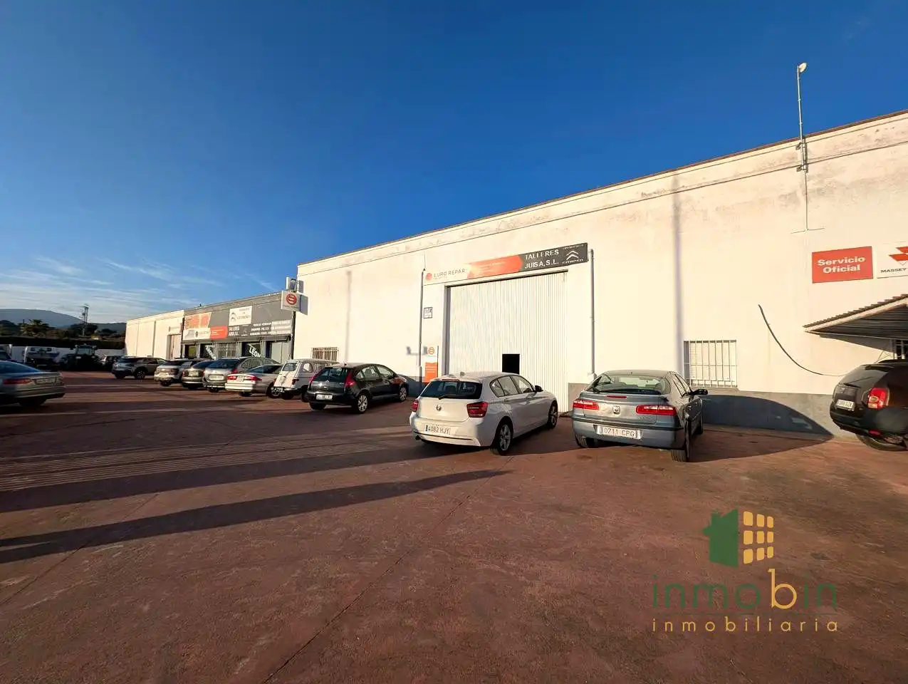 Vista exterior de Nave industrial en venta en Almoharín