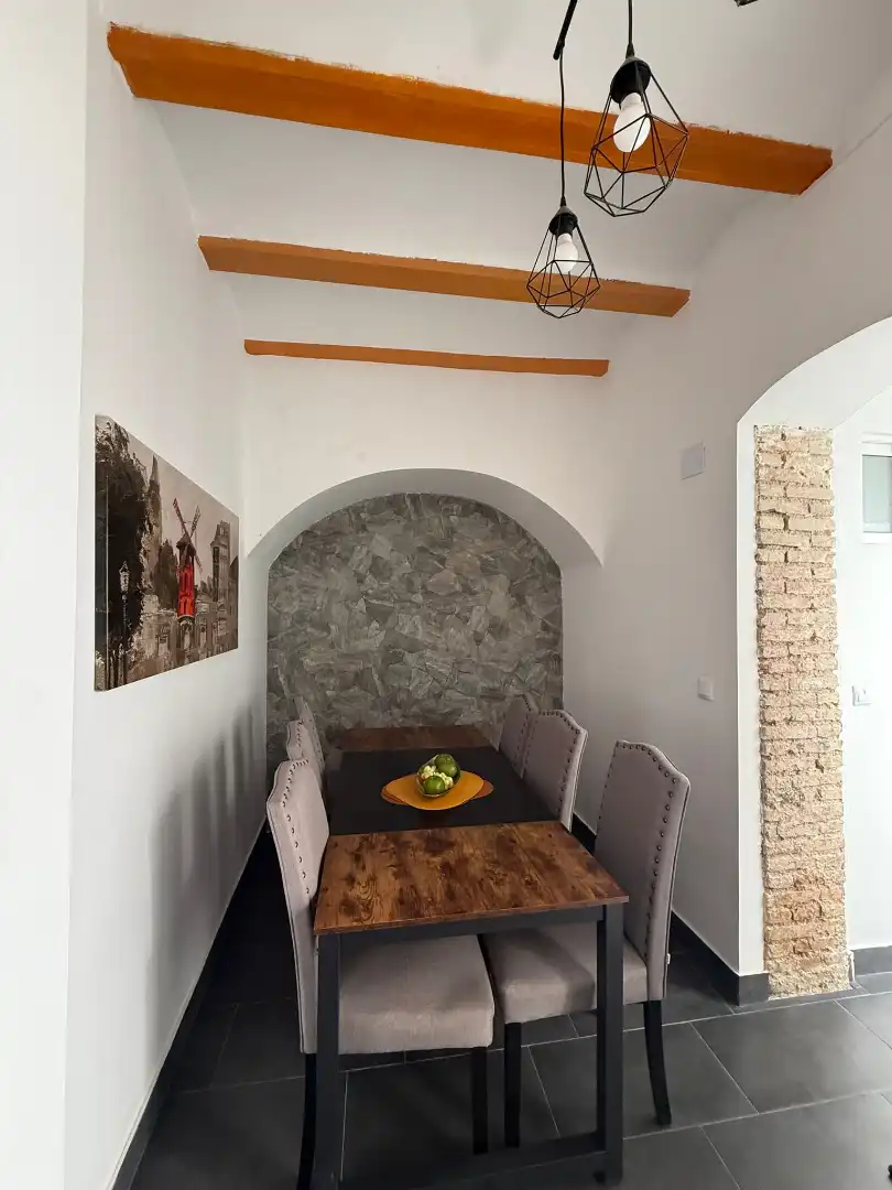 Dining room of Detached homes for rent in Sagunto / Sagunt  with Air Conditioner, Heating and Terrace