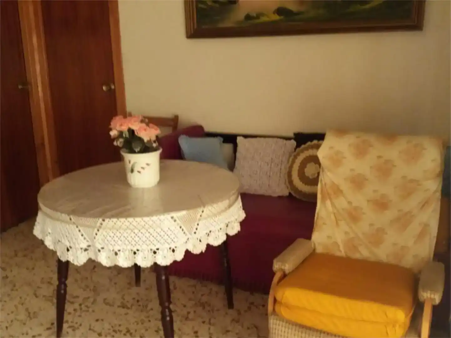 Sala d'estar de Casa adosada en venda en Villaverde de Guadalimar