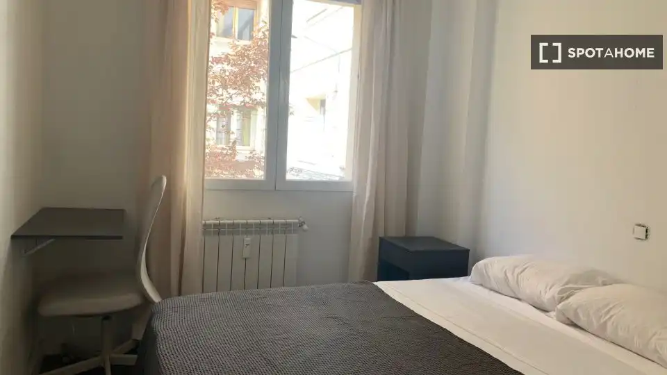 Habitación de Piso de alquiler en Madrid con Aire acondicionado, Calefacción y Amueblado