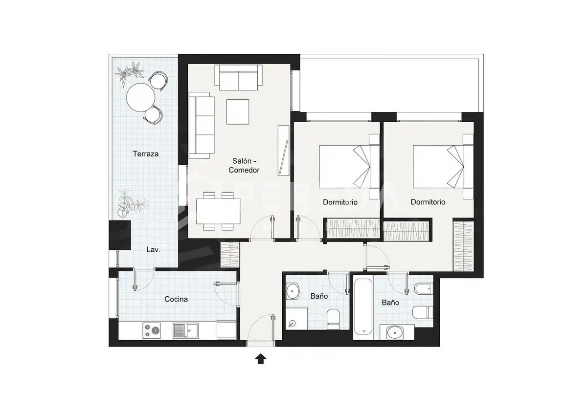 Piso en venta en Roquetas de Mar con Aire acondicionado y Piscina comunitaria