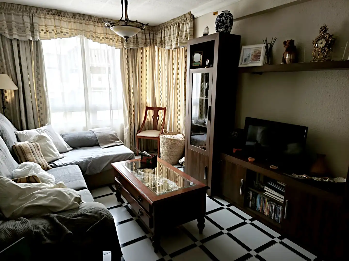 Sala de estar de Piso en venta en Ciudad Jardín
