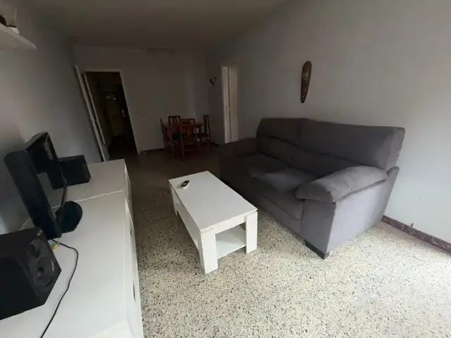Living room of Flat for sale in Badalona  with Furnished and Balcony