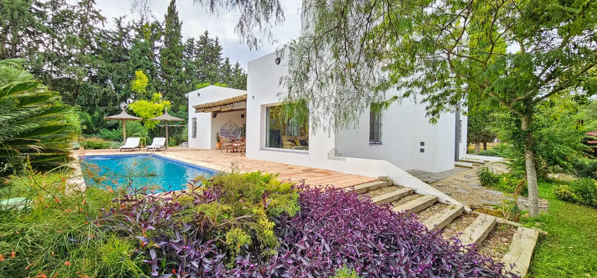 Exterior view of Houses for sale in Jerez de la Frontera  with Heating, Private garden and Terrace