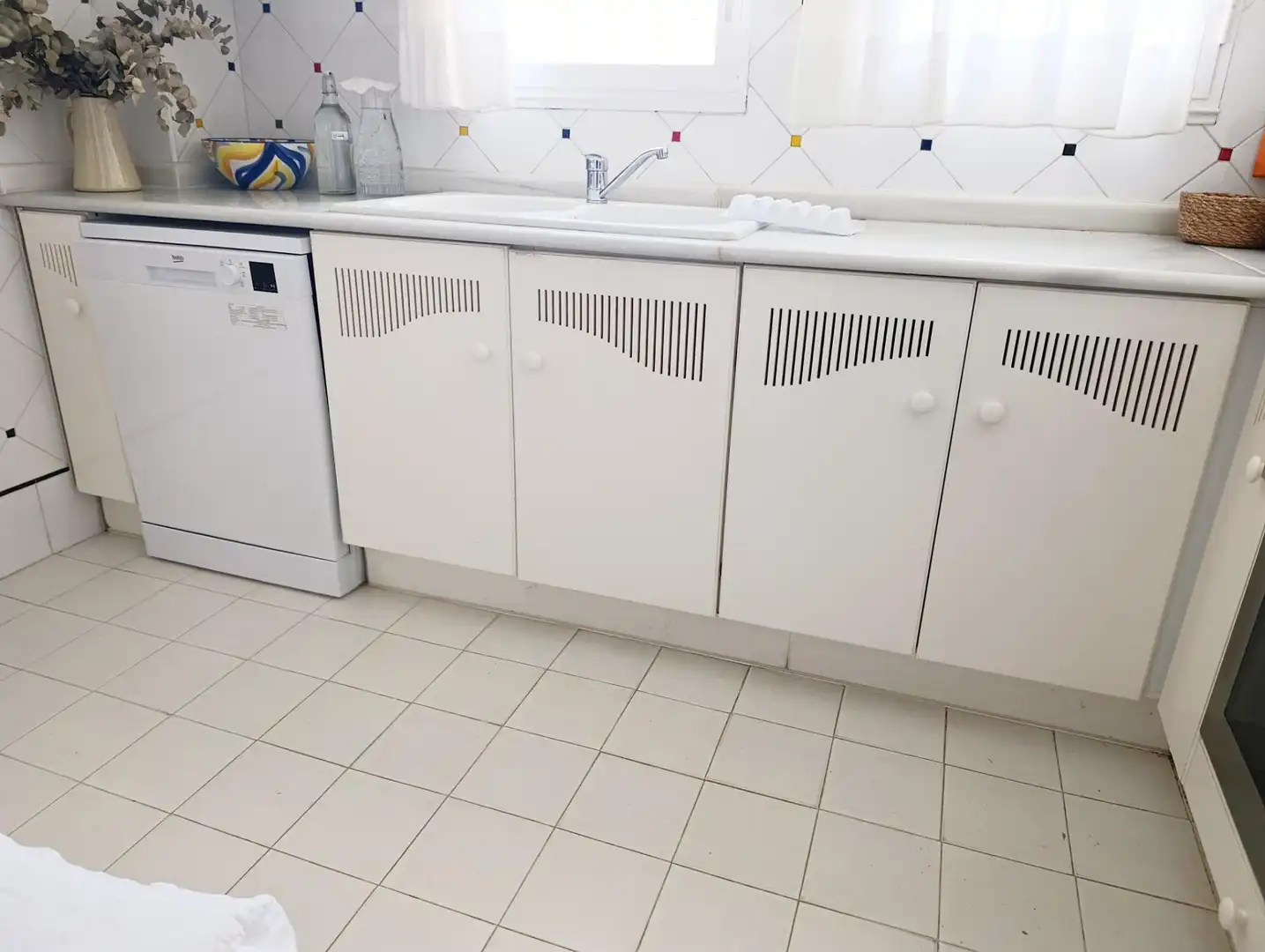 Cocina de Dúplex de alquiler en Dénia con Aire acondicionado, Calefacción y Jardín privado
