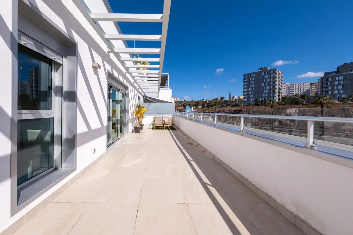 Terraza de Ático de alquiler en Las Palmas de Gran Canaria