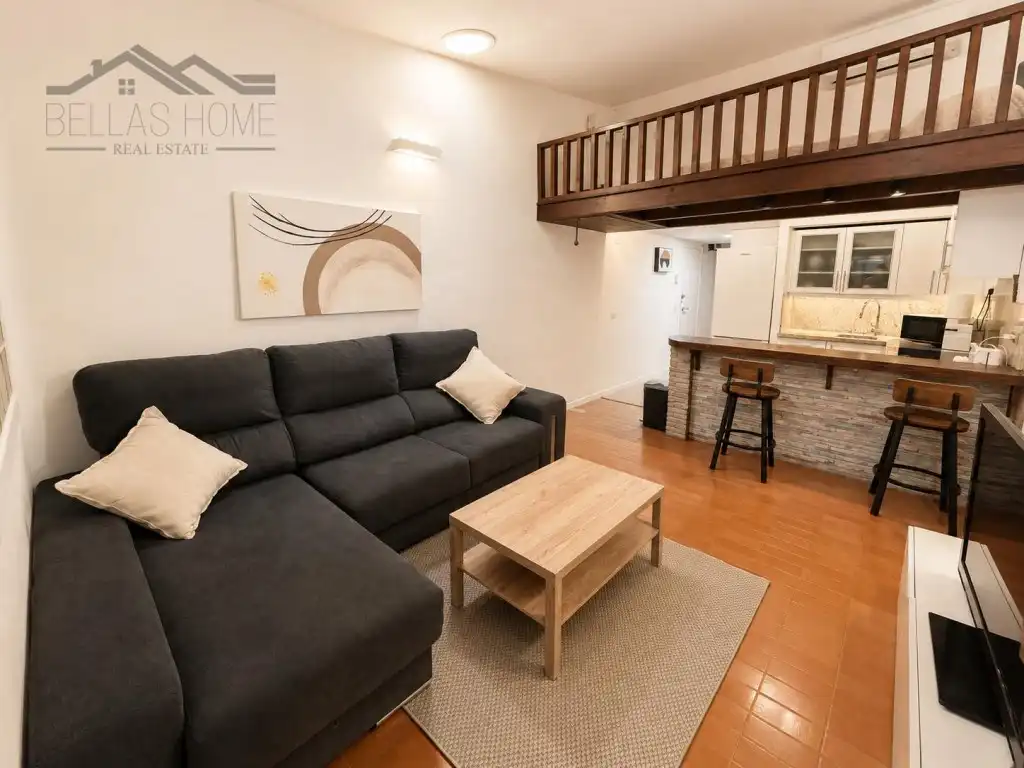 Living room of Duplexes for rent in Estepona  with Air Conditioner, Terrace and Furnished