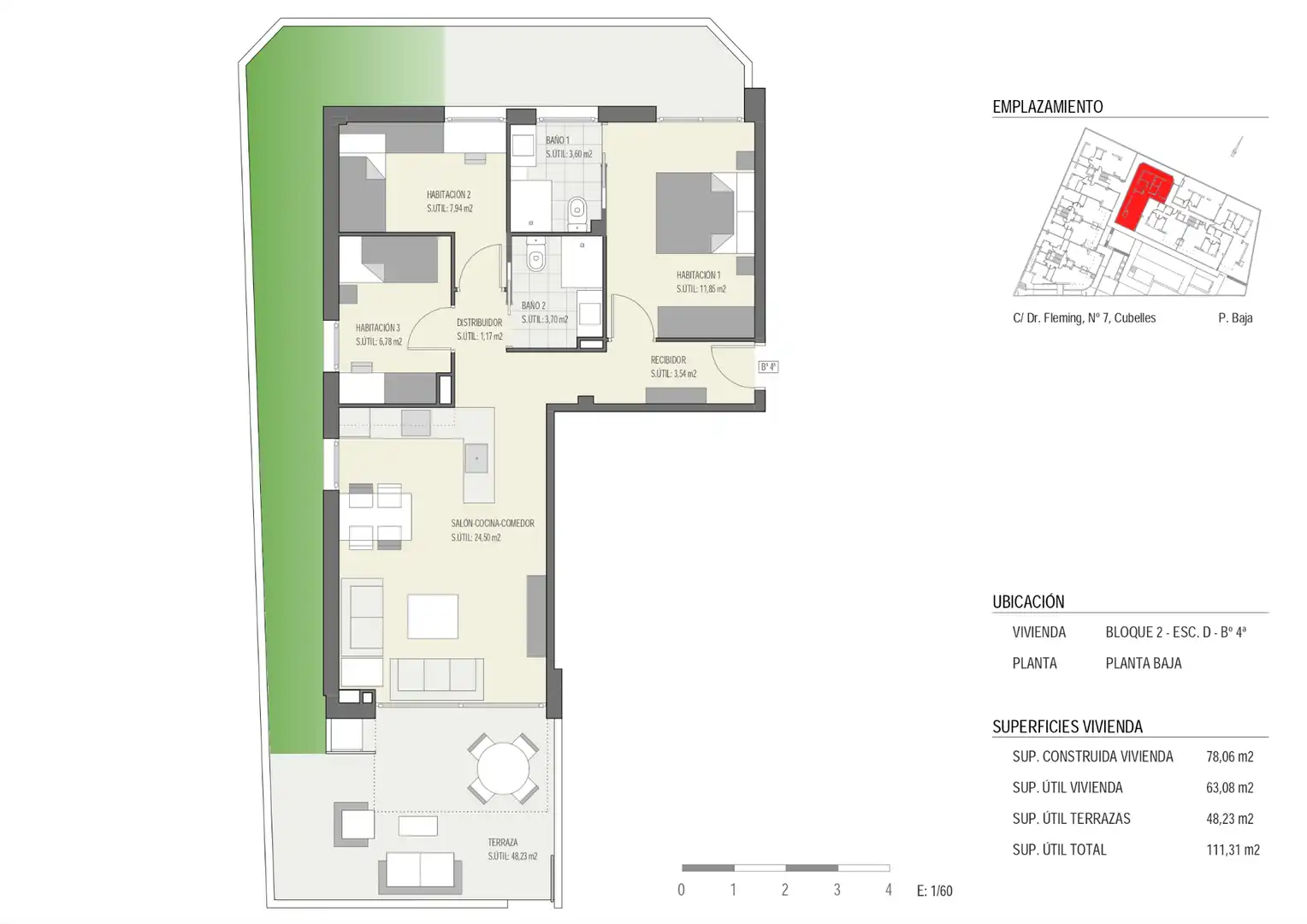 Rez-de-chaussée avec piscine à vendre à Carrer del Doctor Fleming 7, imagen 36