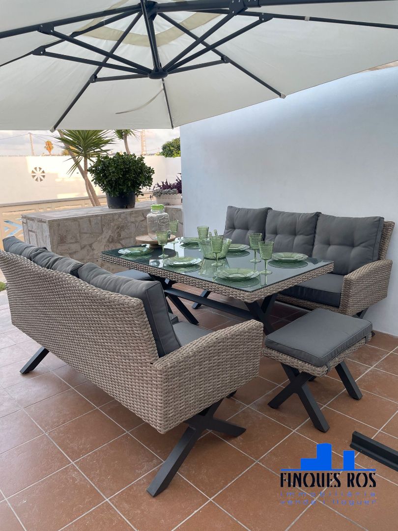 Terrassa de Casa adosada en venda en Vinaròs amb Aire condicionat, Parquet i Terrassa