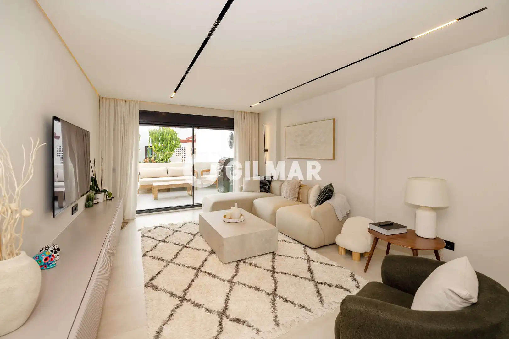 Sala d'estar de Apartament en venda en Nueva Andalucía
