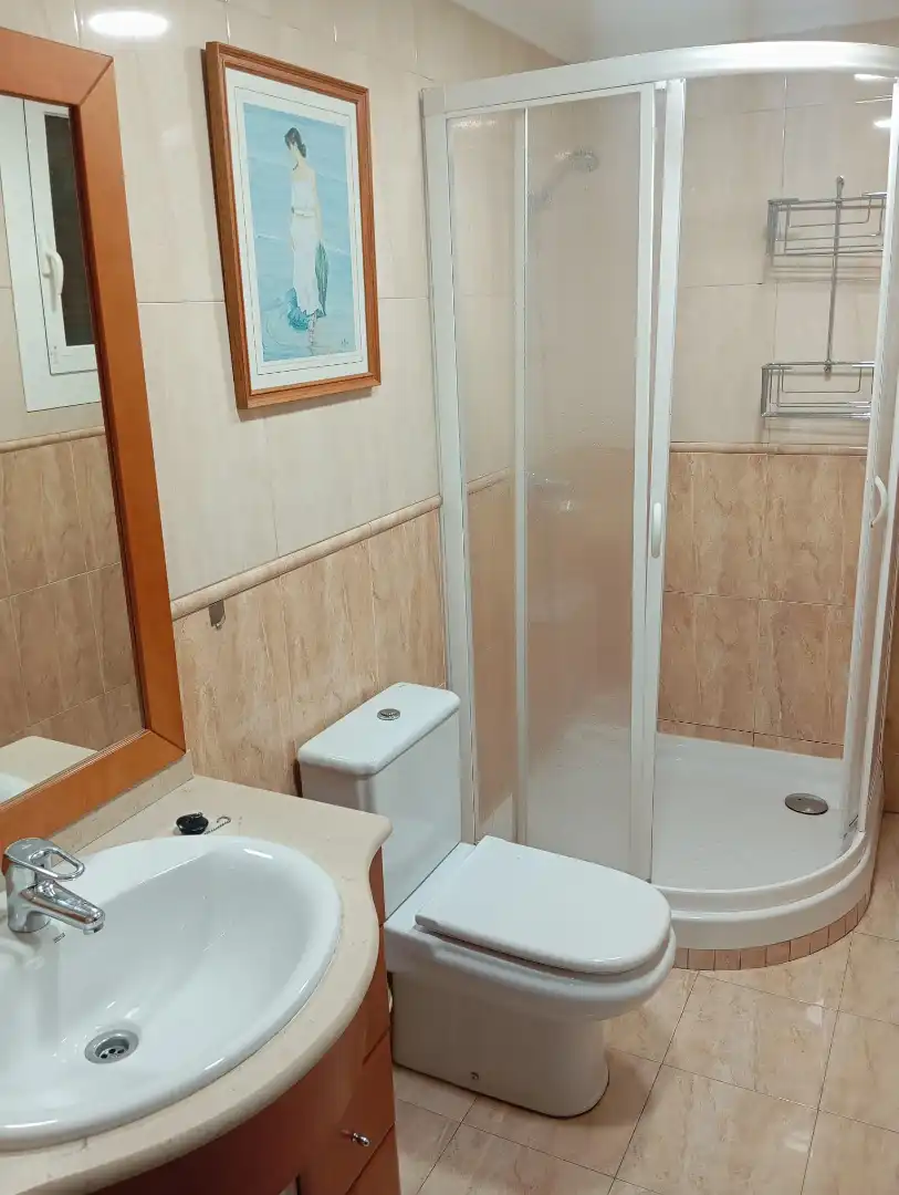 Bathroom of Flat for rent in Benidorm  with Furnished