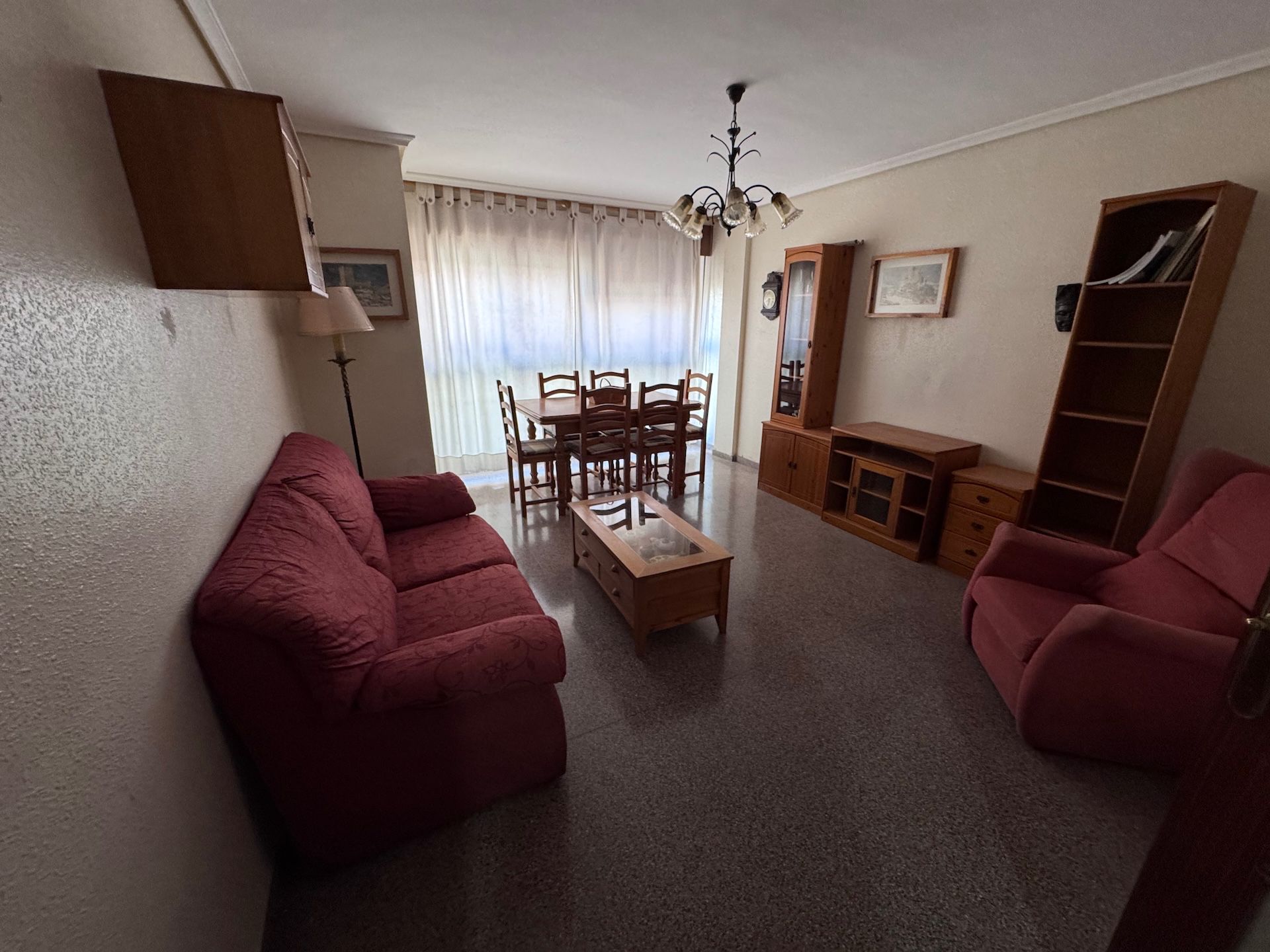 Sala de estar de Piso en venta en Villena con Amueblado y Balcón