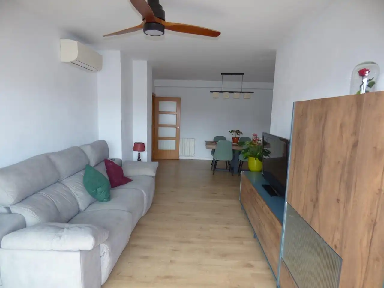Living room of Flat for sale in Malgrat de Mar  with Air Conditioner, Heating and Parquet flooring