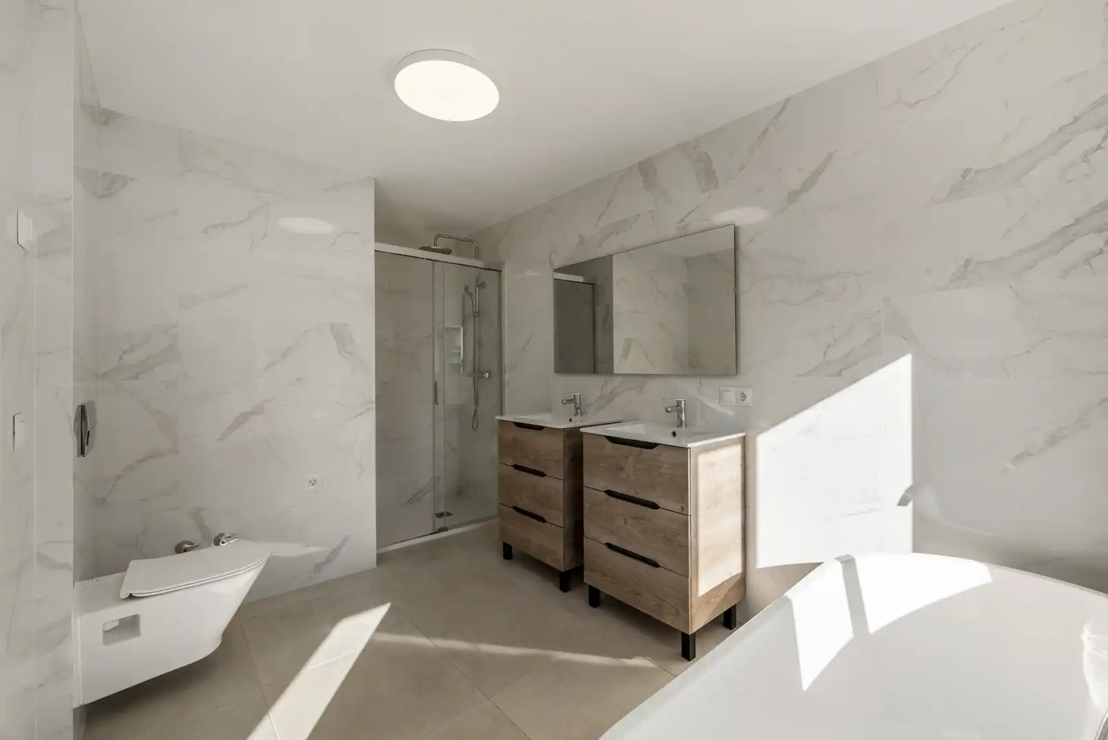 Bathroom of Houses for sale in Mijas  with Air Conditioner, Private garden and Terrace