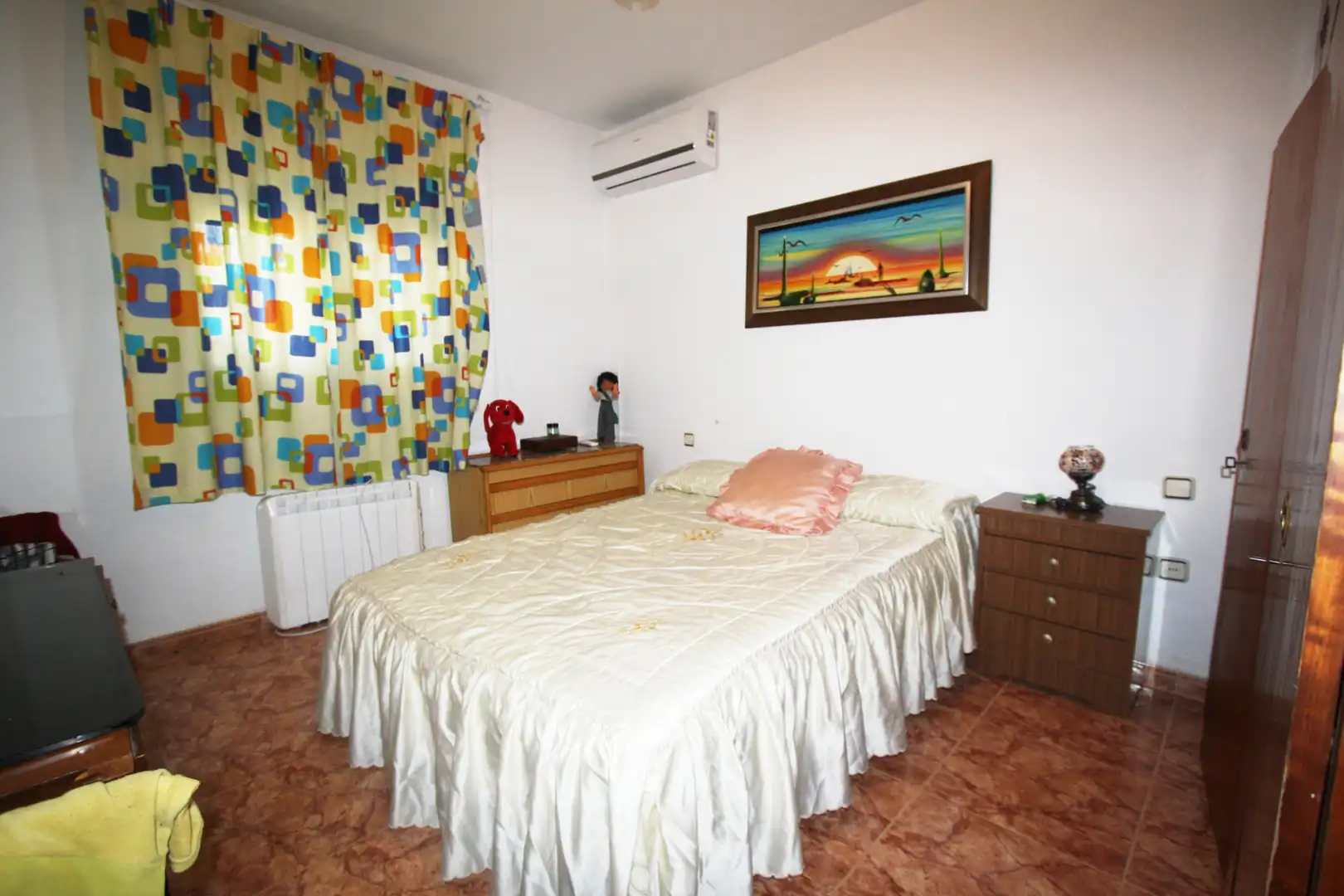Dormitori de Casa o xalet en venda en Albacete amb Aire condicionat, Jardí privat i Terrassa