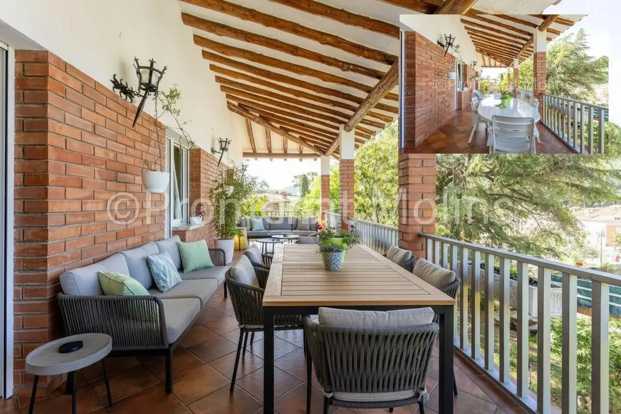Terraza de Casa o chalet en venta en La Palma de Cervelló con Calefacción, Jardín privado y Terraza