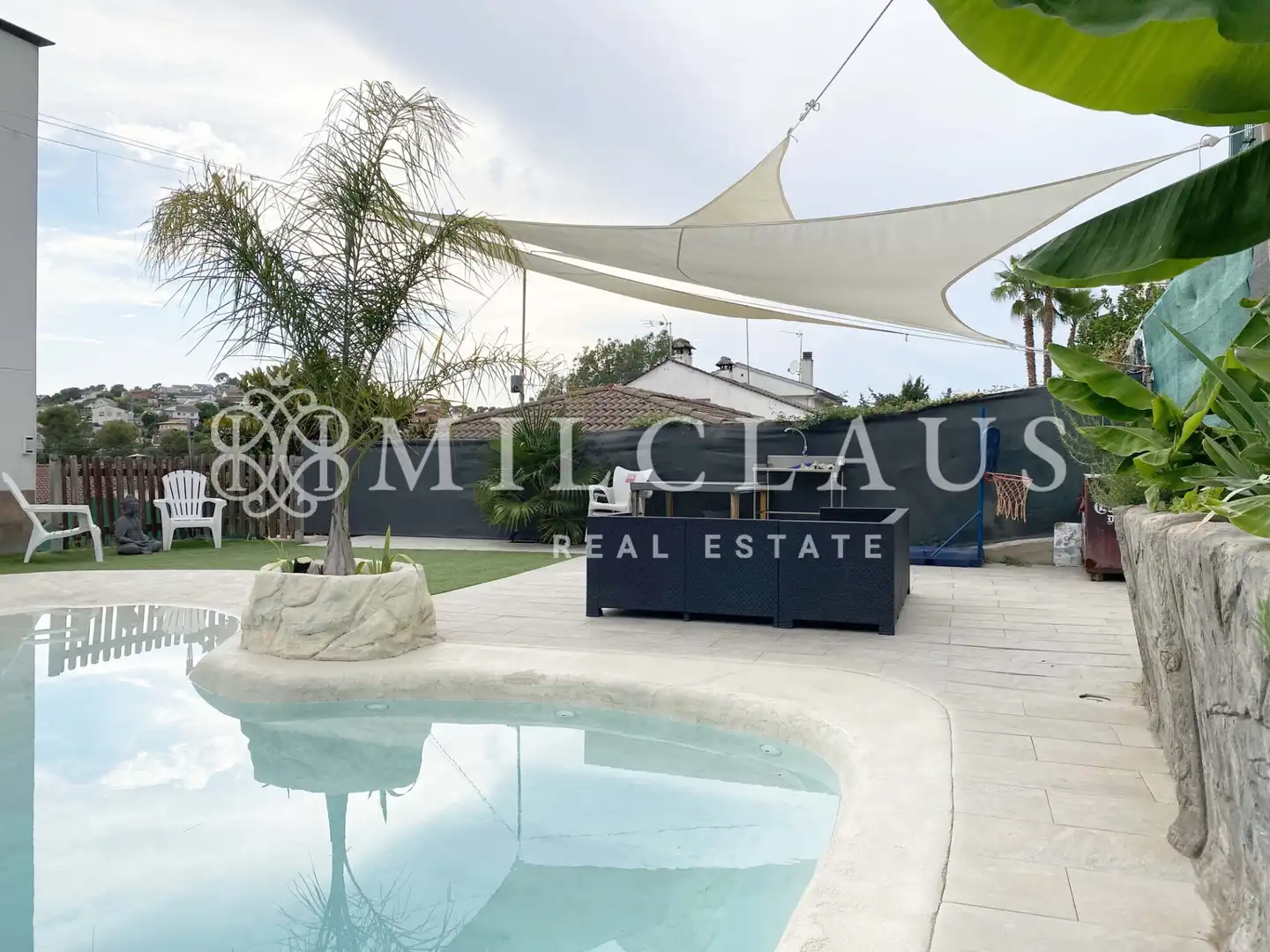 Terrasse von Haus oder Chalet zum Verkauf in Lliçà d'Amunt mit Klimaanlage, Heizung und Privatgarten