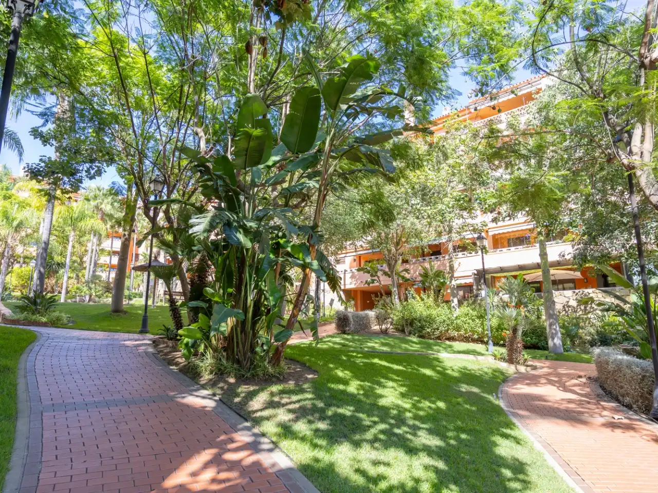 Exterior view of Flat for rent in Marbella  with Private garden, Terrace and Swimming Pool