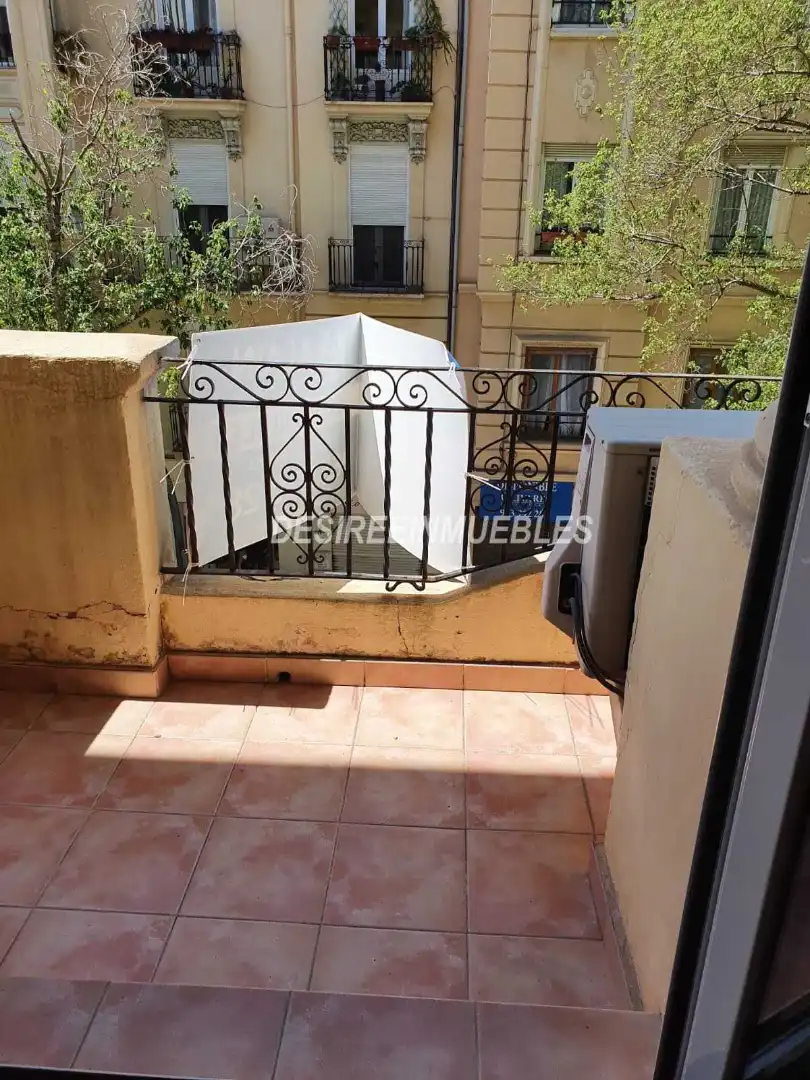 Balcony of Flat for rent in Valencia  with Air Conditioner, Heating and Parquet flooring