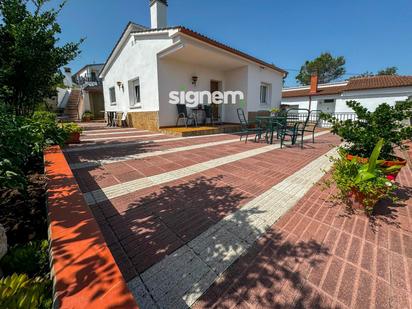 Exterior view of House or chalet for sale in Sant Salvador de Guardiola  with Air Conditioner, Terrace and Swimming Pool