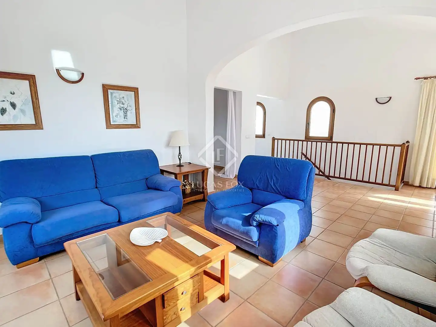 Wohnzimmer von Country house zum Verkauf in Ciutadella de Menorca mit Klimaanlage, Heizung und Privatgarten