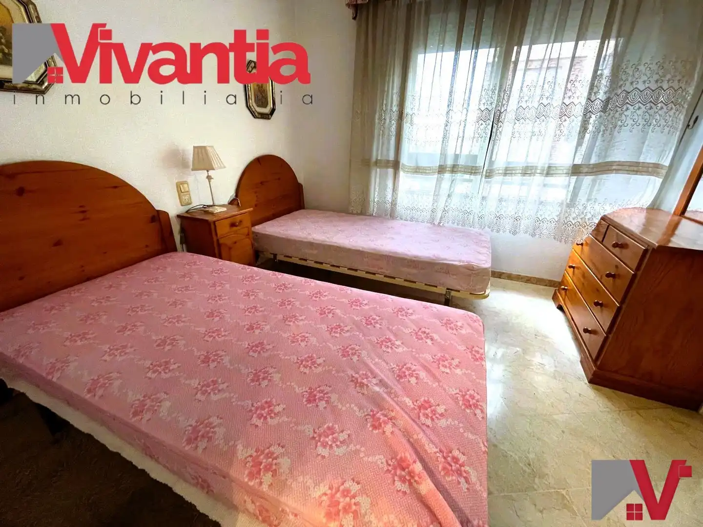 Bedroom of Flat for sale in Lorca  with Air Conditioner, Heating and Terrace
