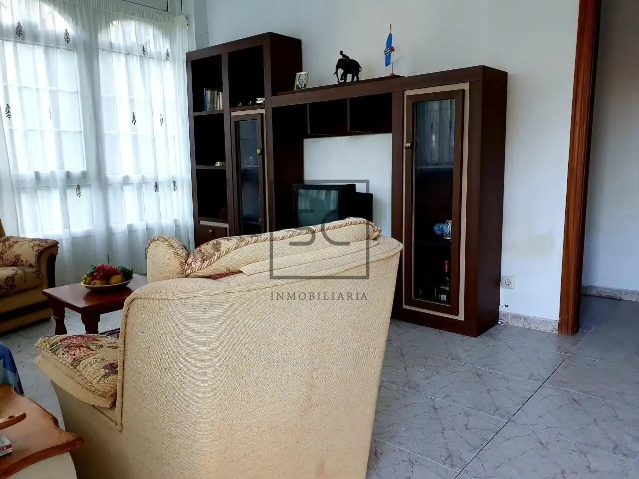 Sala de estar de Casa o chalet en venta en Ferrol con Calefacción, Terraza y Amueblado