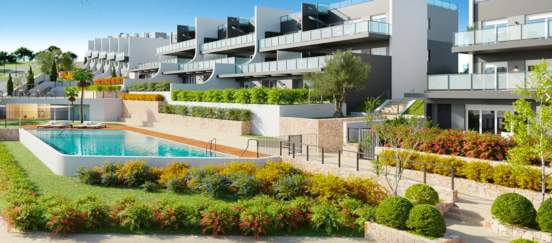 Terraced house with pool for sale in Balcón de Finestrat - Terra Marina