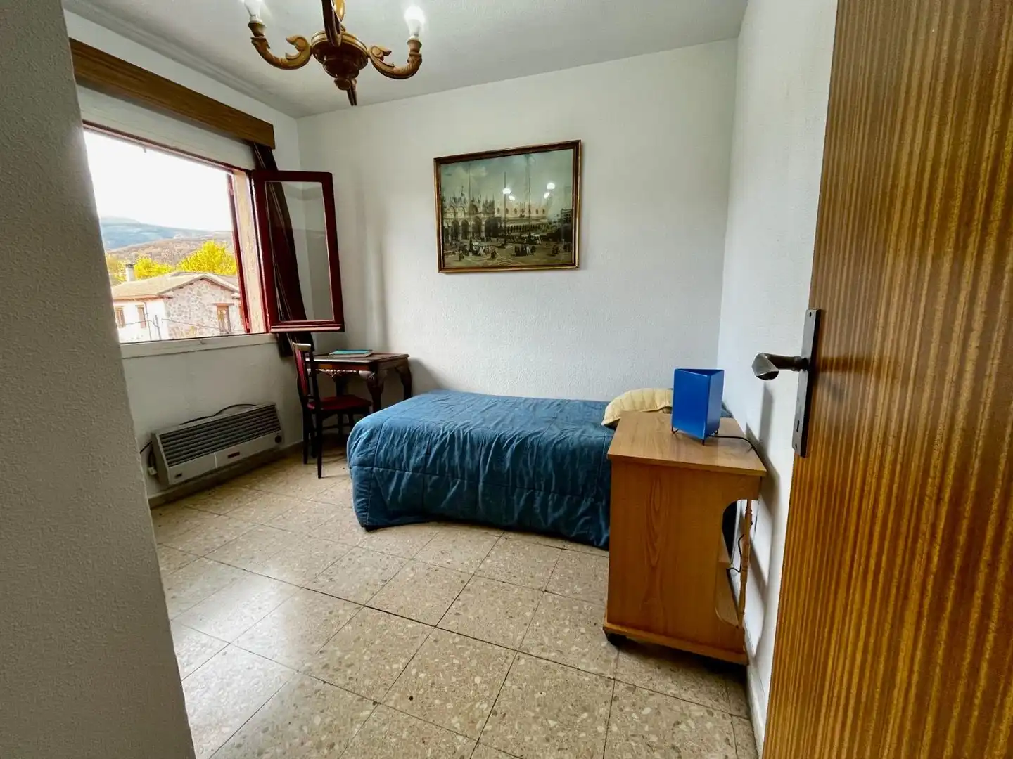 Bedroom of Flat for sale in Rascafría  with Heating, Terrace and Storage room