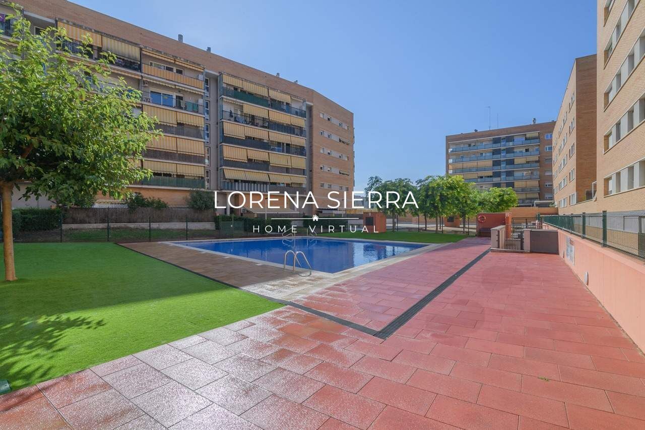Vista exterior de Piso en venta en Viladecans con Aire acondicionado, Calefacción y Jardín privado