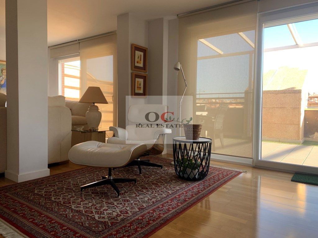Sala d'estar de Àtic en venda en  Murcia Capital