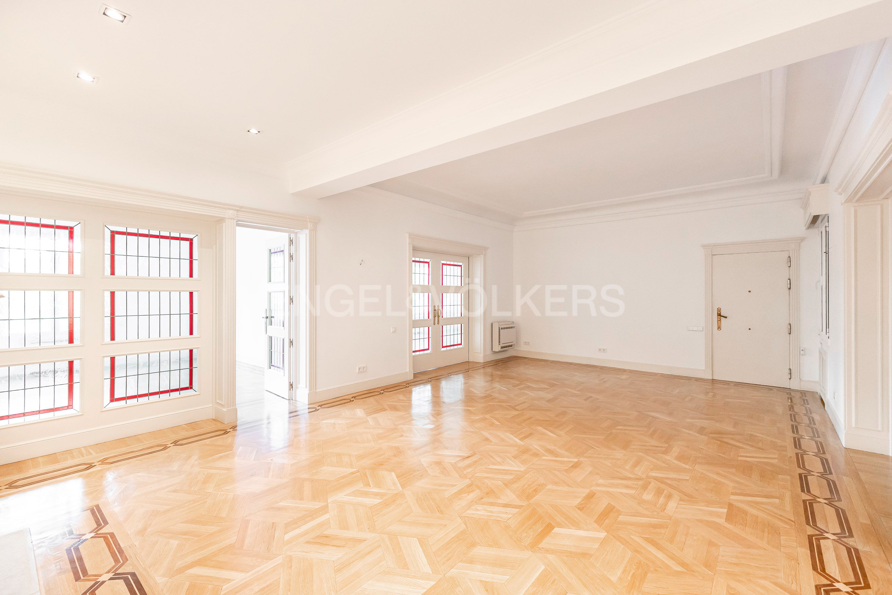 Living room of Apartment to rent in  Madrid Capital  with Air Conditioner and Heating