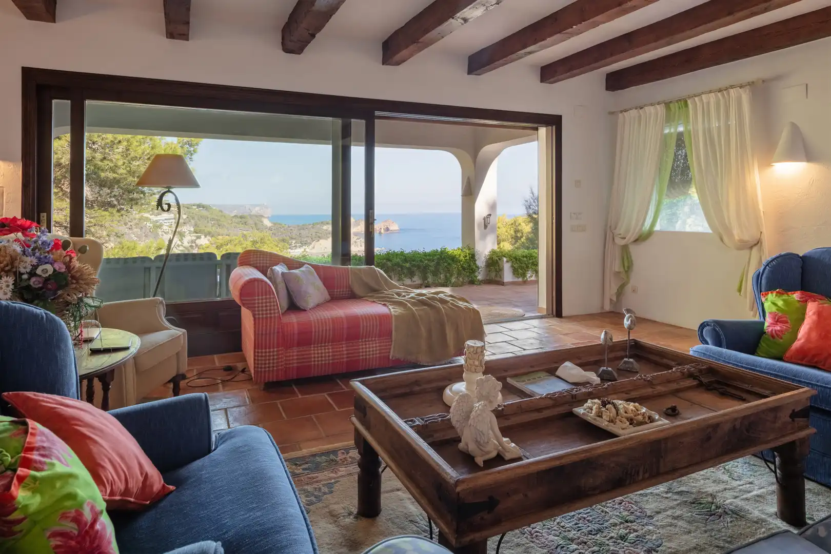 Sala d'estar de Casa o xalet en venda en Jávea / Xàbia amb Aire condicionat, Jardí privat i Terrassa