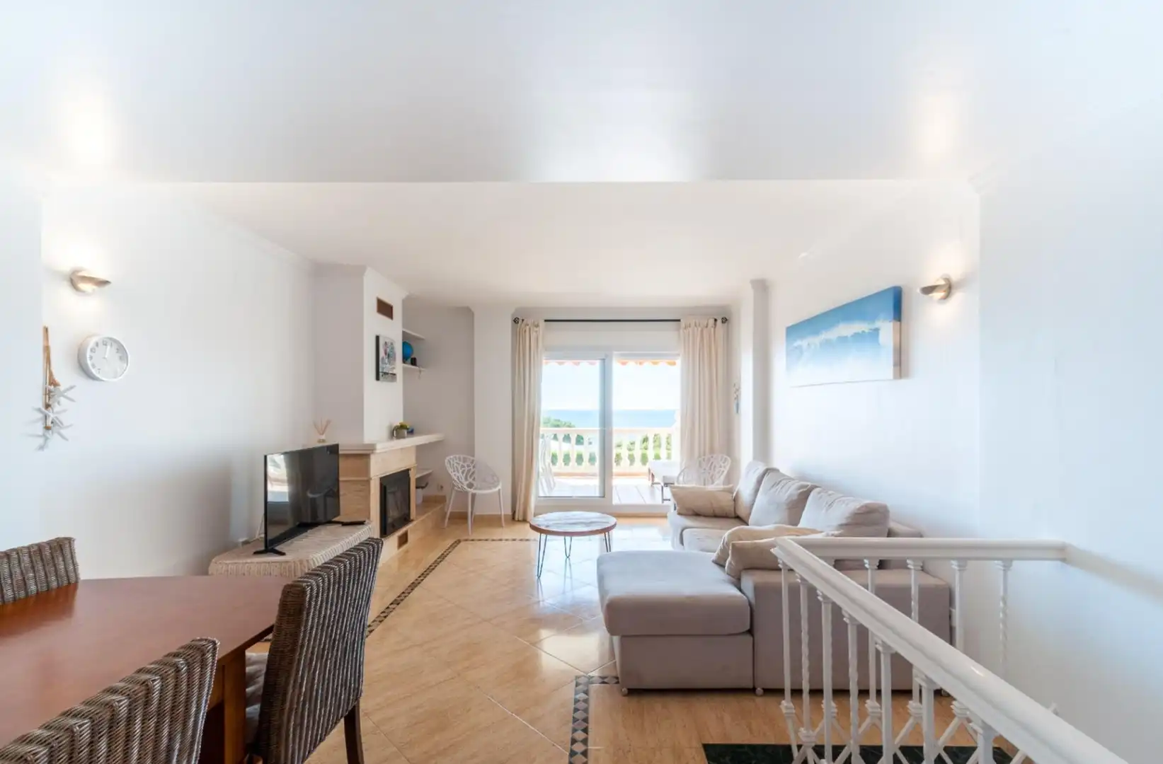 Sala de estar de Apartamento en venta en Moraira con Aire acondicionado, Calefacción y Terraza