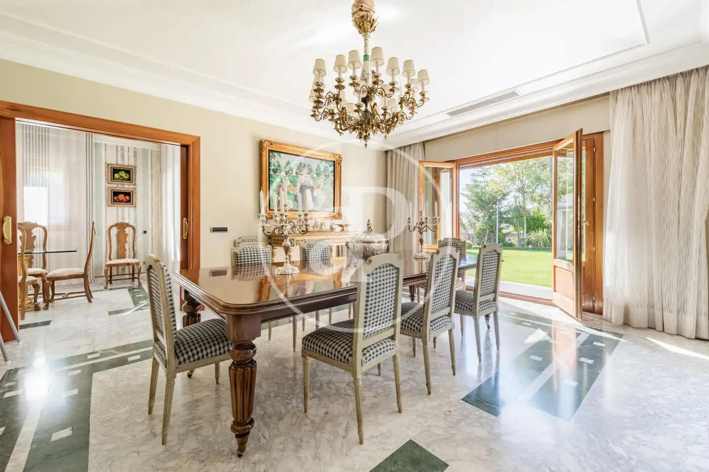 Dining room of Houses for sale in Madrid  with Air Conditioner, Heating and Private garden