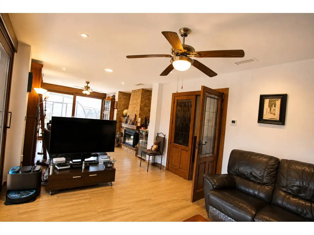 Living room of Houses for sale in Cabanillas del Campo  with Private garden, Terrace and Swimming Pool