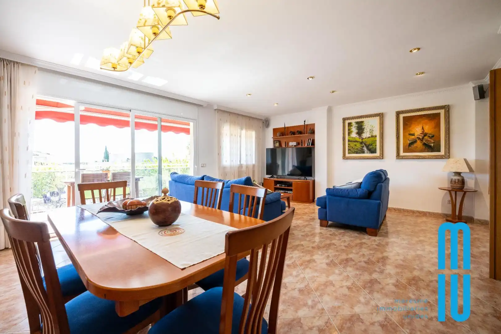 Comedor de Casa o chalet en venta en Pineda de Mar con Balcón