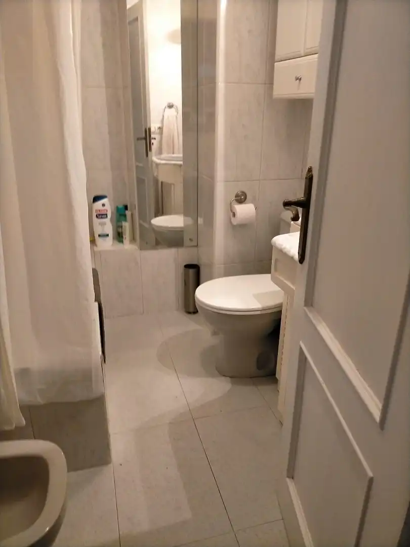 Bathroom of Flat for sale in Ourense Capital   with Heating, Parquet flooring and Furnished