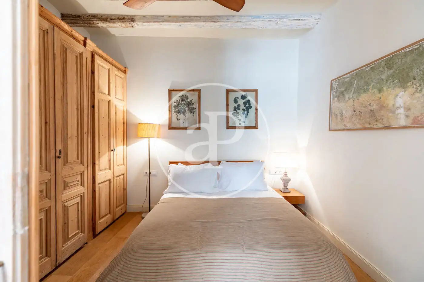 Bedroom of Flat for sale in Barcelona  with Heating, Furnished and Balcony