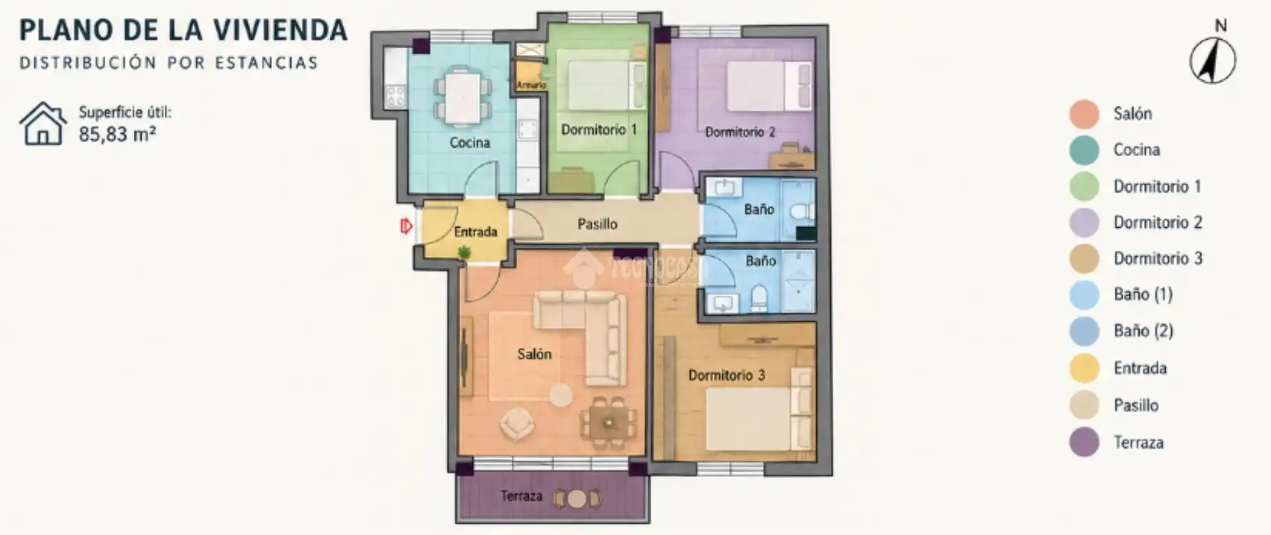 Piso en venta en Leganés con Terraza y Trastero