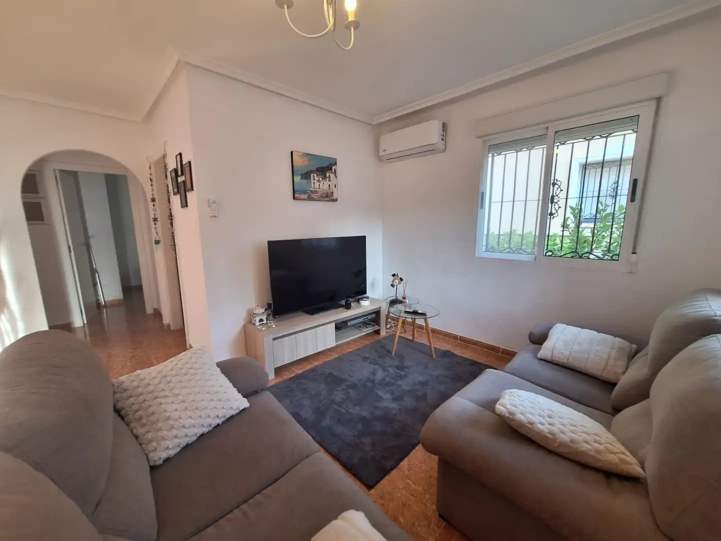 Living room of Detached homes for rent in Orihuela  with Air Conditioner, Heating and Private garden