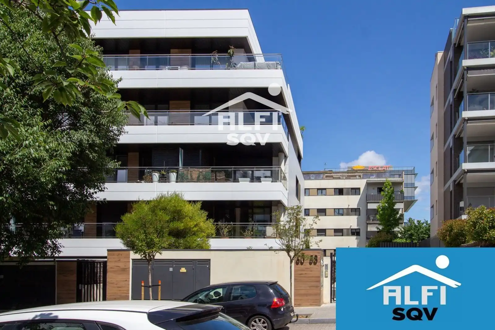 Exterior view of Flat for sale in Sant Cugat del Vallès  with Air Conditioner, Heating and Terrace