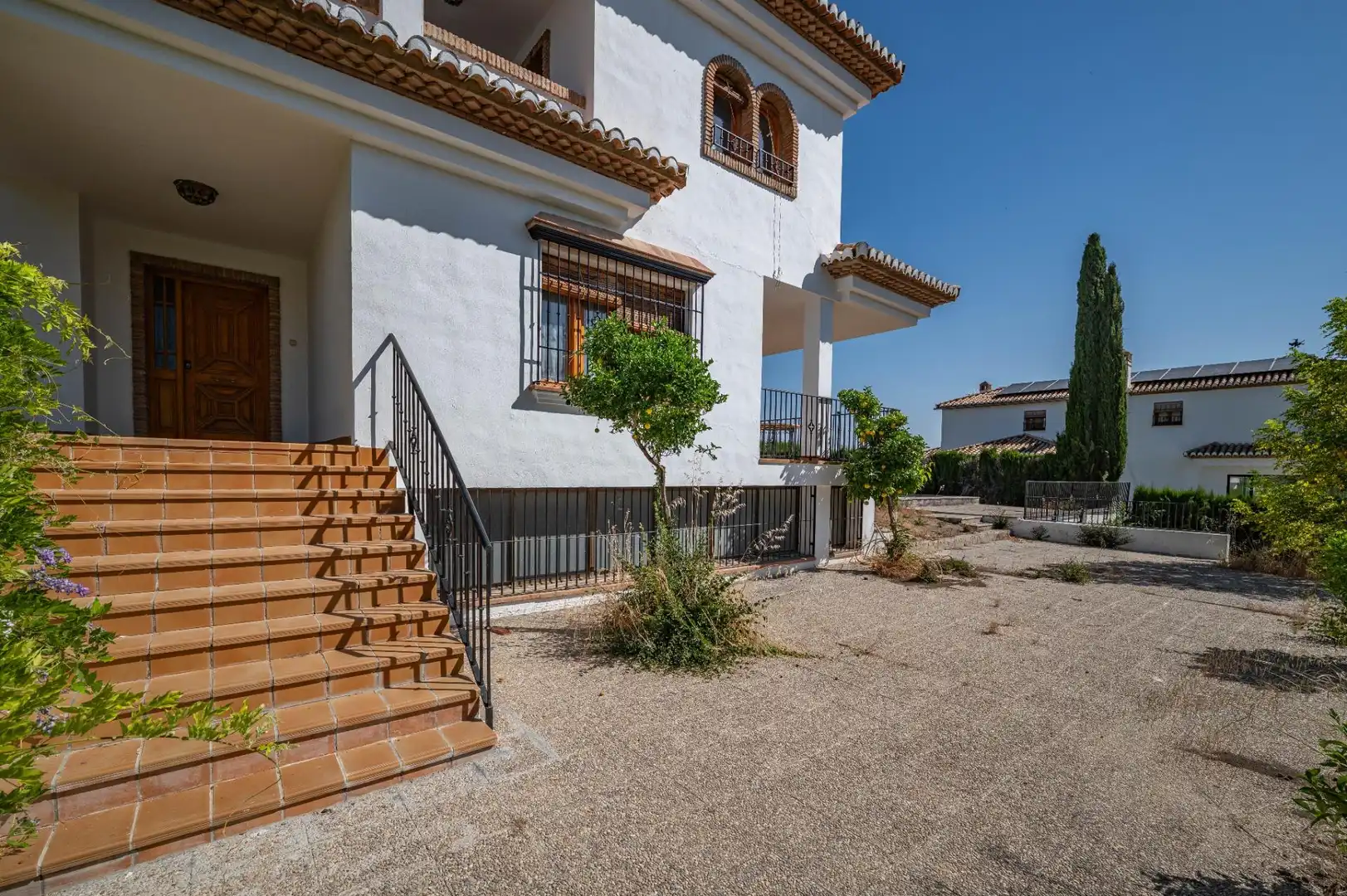 Vista exterior de Casa o chalet en venta en Las Gabias con Calefacción, Jardín privado y Terraza