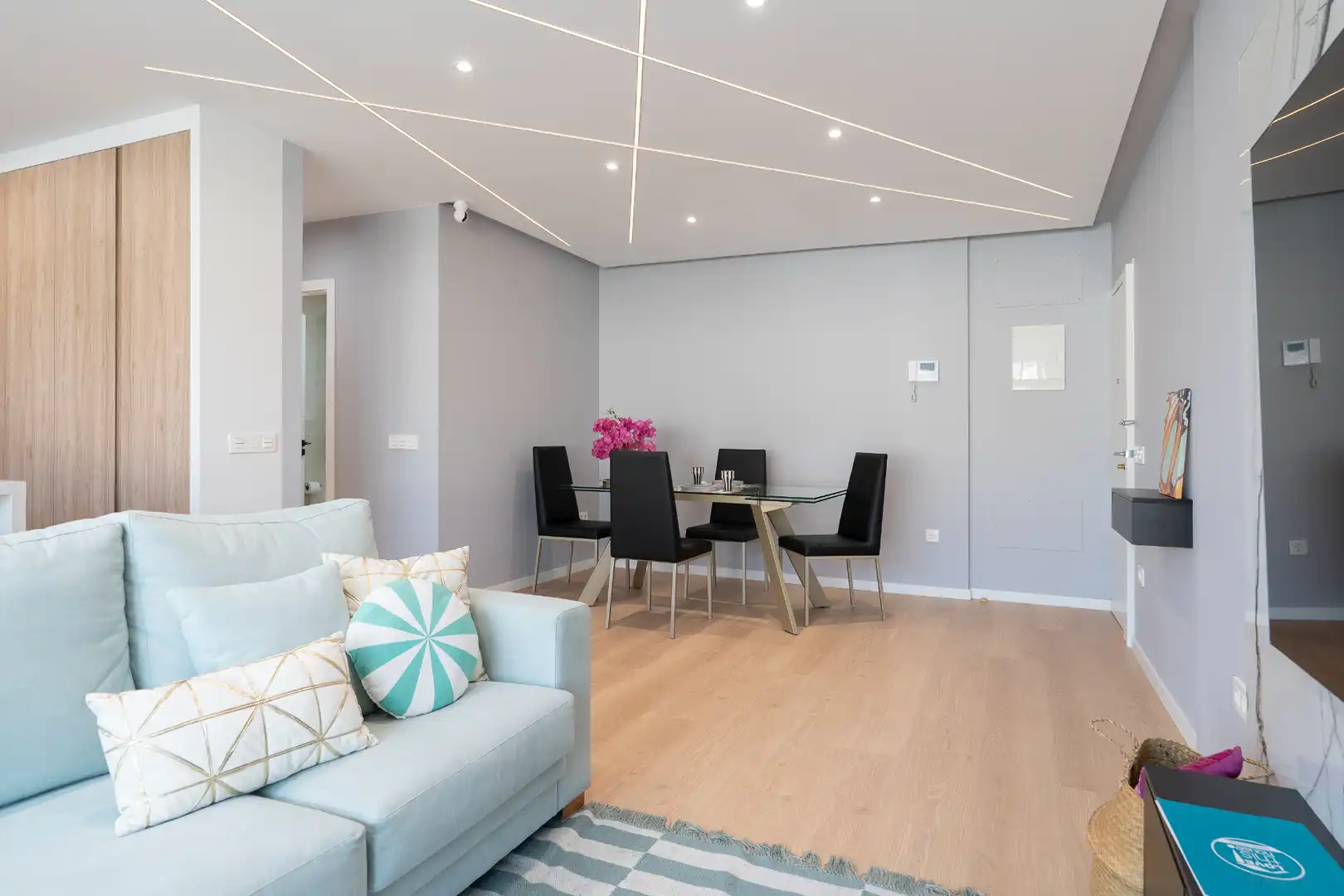 Living room of Flat for rent in Santa Cruz de Tenerife  with Furnished, Oven and Washing machine