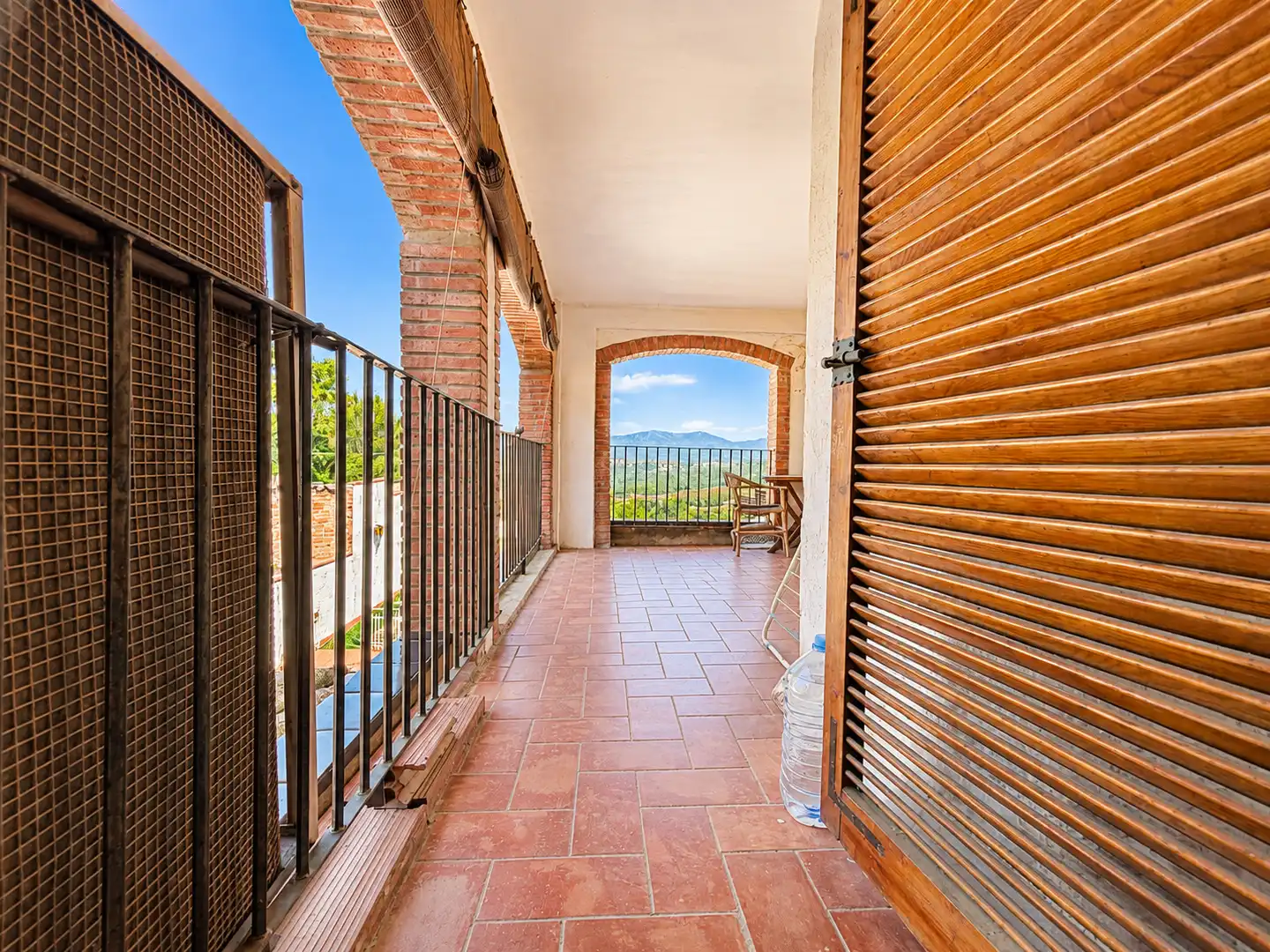 Terrace of Country homes for sale in Ullastrell  with Private garden, Terrace and Swimming Pool