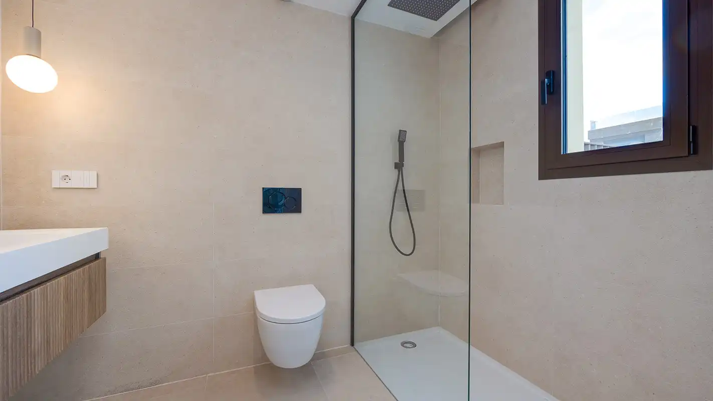 Baño de Casa o chalet en venta en Mutxamel con Aire acondicionado, Calefacción y Jardín privado
